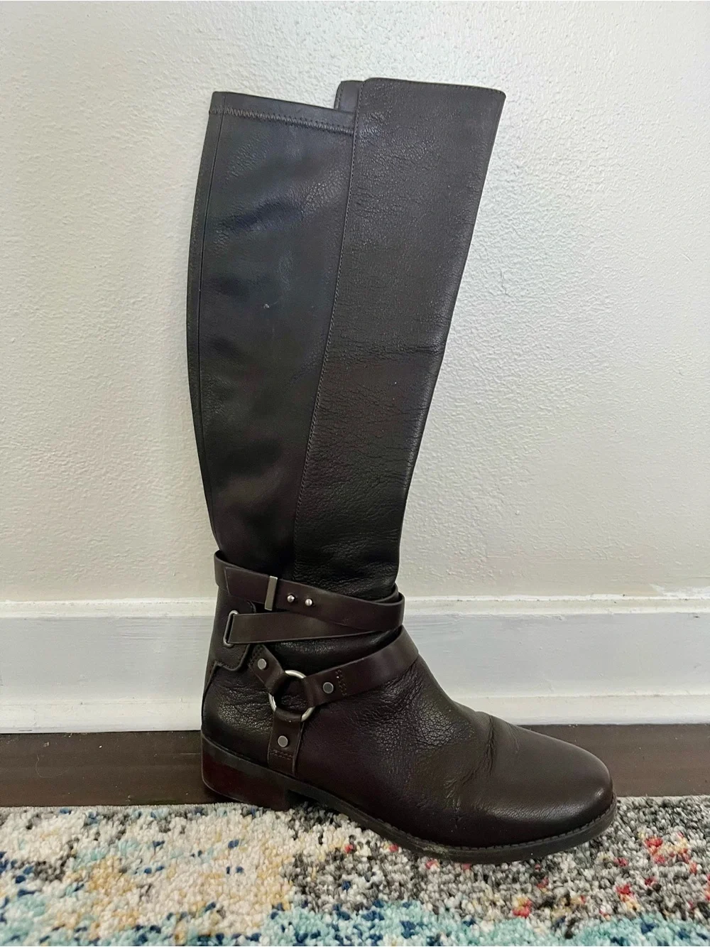 BCBGeneration Brown Harness Style Boots Size 8.5